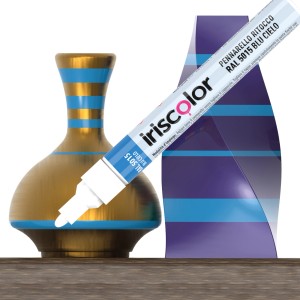Pennarello Iriscolor RAL 5015 Blu per ritocchi colore.