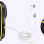 Borsa da bici t.b.t. con supporto e cuffie.