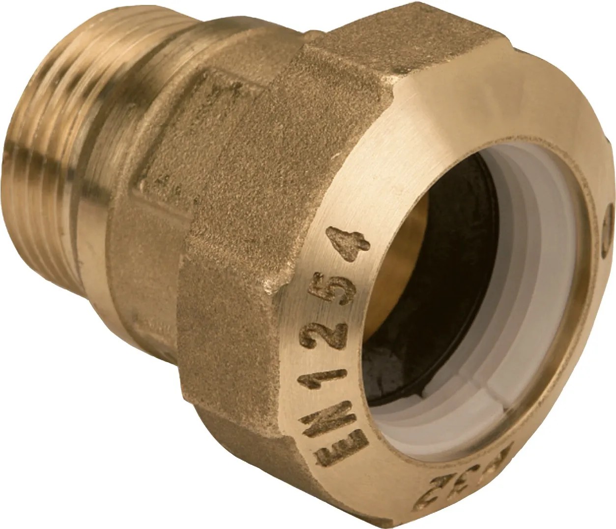 DOJA Barcelona | Coude Mâle 90° En Polyéthylène | Pour Tube En Polyéthylène 25mm X 3/4 Pouce | Raccord Fileté Mâle | Coude En Laiton Pour Eau Potable