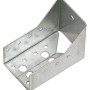 Scarpa per trave tipo B, 60x100 mm, zincata, per connettori per legno e fissaggio sicuro.