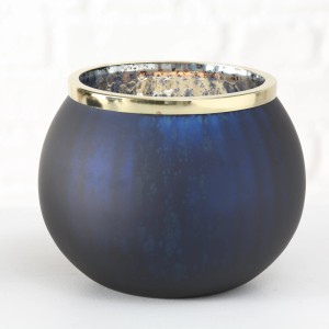 Porta candela in vetro Krasa 10 cm