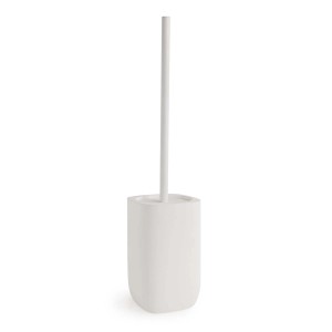 Scopino bagno Ylenia in resina bianco matt