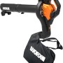 Worx WG583E.9 soffiatore/aspiratore a batteria, 2x20V Solo con sacco di raccolta. Ideale per lavori di giardinaggio.