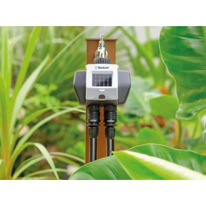Centralina per irrigazione con Bluetooth e pannello solare per irrigazione giardino.