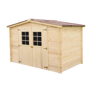 Casetta da giardino in legno sp 20 mm H197xL310xP188 cm