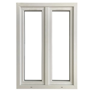 Finestra in PVC bianca t.b.t. a due ante per OBI