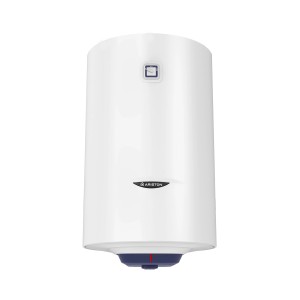 Scaldabagno Ariston bianco per montaggio a parete.