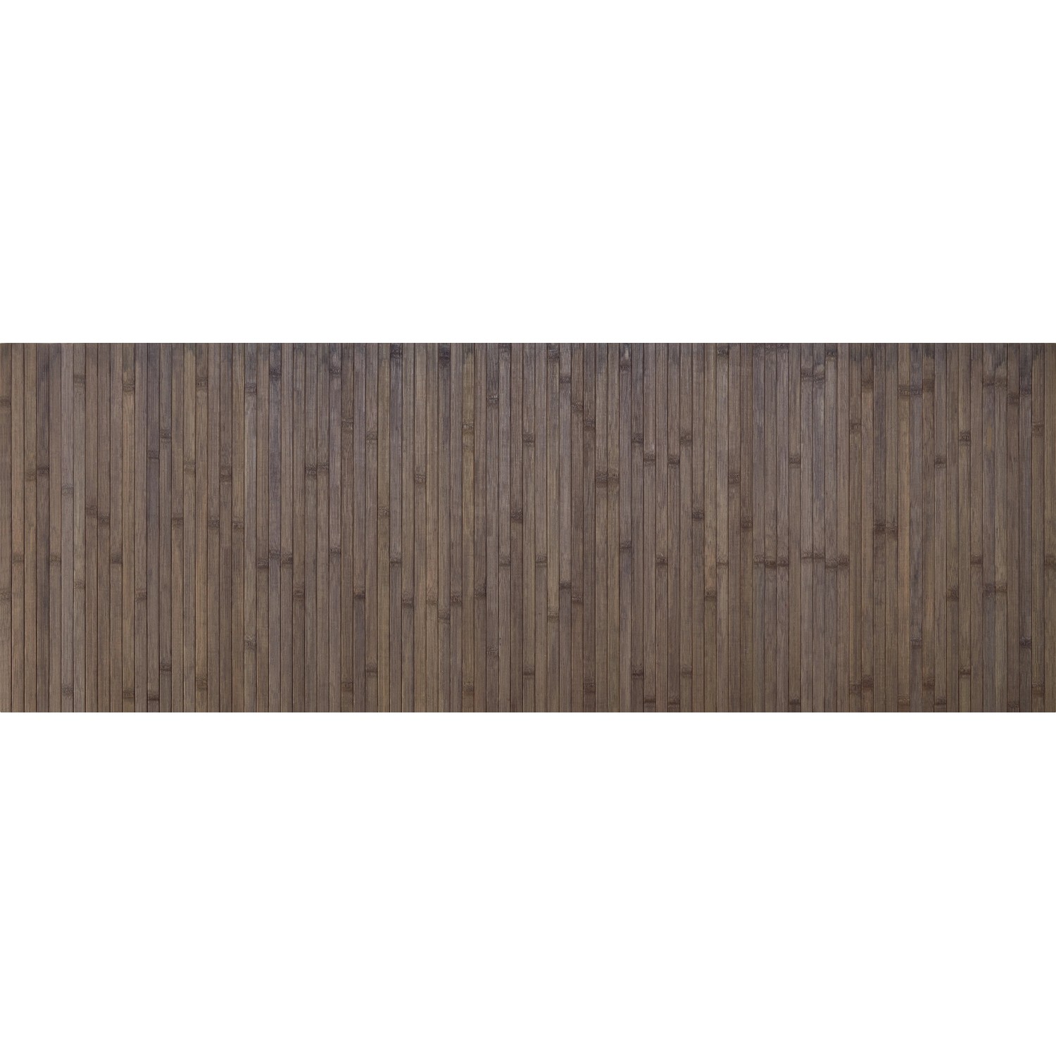 Tappeto Rettangolare In Bambù 80x200 Cm – Marrone Scuro, Antiscivolo E Impermeabile
