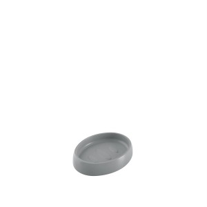 Portasapone grigio t.b.t. per il bagno.
