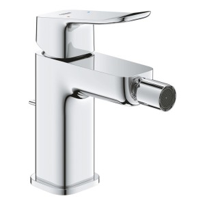 Miscelatore monocomando bidet Grohe Dice cromato. Rubinetto bagno moderno con design cubico e bocca girevole.
