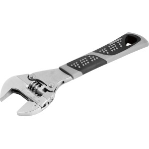 Chiave a rullino LUX 200 mm Professional con ganasce regolabili e impugnatura ergonomica.