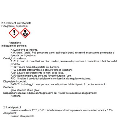 Liquido Lavavetri auto pronto all'uso Arexons pluristagione