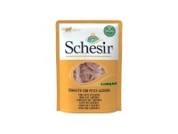 Cibo umido gatti adulti - Schesir buste tonnetto con spigola 85g