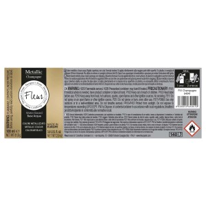 Spray colorato Metallic Champagne di Fleur, ideale per il fai-da-te.