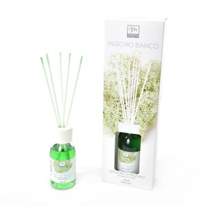 t.b.t. Profumatore d'ambiente con bastoncini e confezione.