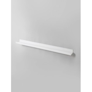 Mensola per quadri in legno t.b.t. bianca per montaggio a parete.