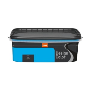 OBI Design Color Ocean, pittura murale blu opaco in secchio da 2,5 l.