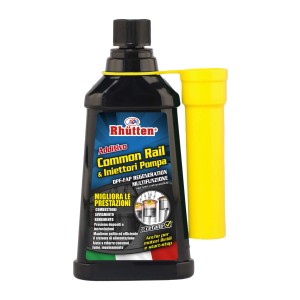 Additivo Rhütten per common rail e iniettori. Additivi olio per la rigenerazione OPF-FAP.