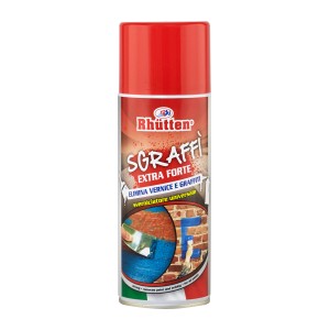 Rhütten Sgraffi Extra Forte spray per rimuovere vernice e graffiti.