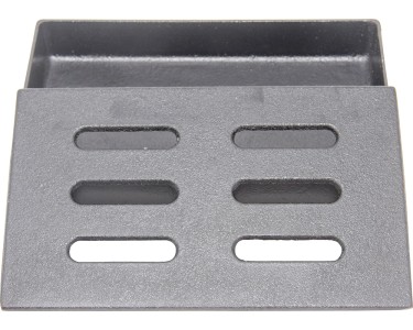 Scatola Affumicatura Acciaio Inox Per Barbecue - 21x13.5x3.5 Cm, Per Gas E Carbonella, Con Coperchio - Foto 2