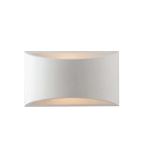 Applique Astron 19,9x8 cm bianco verniciabile
