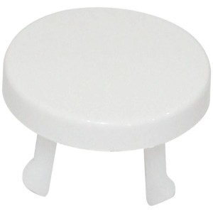 Tappi Lavandino (tappo lavandino) bianco in plastica.