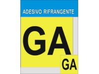 Targa adesiva rifrangente P principiante 2 pz 30 x 30 cm e 12 x 15 cm