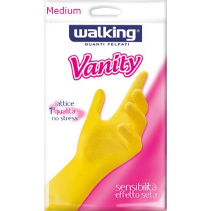 Guanti per uso domestico gialli Vanity, taglia Medium.
