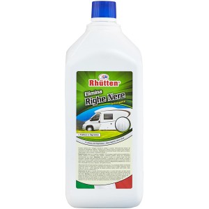 Rhütten "Elimina Righe Nere" detergente per caravan e camper. Pulisce e sgrassa.