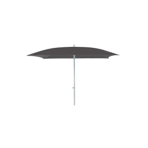 Ombrellone a braccio t.b.t. con telo grigio, ideale per giardino e terrazza.