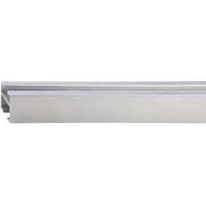 Bastone per tenda Mydeco effetto acciaio inox, lunghezza 200 cm, per scorritenda.