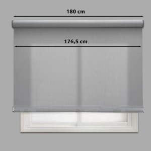 Tenda a rullo Vetas filtrante 180x250 cm grigio