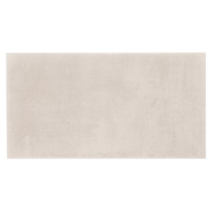 Tappeto a pelo lungo rettangolare beige