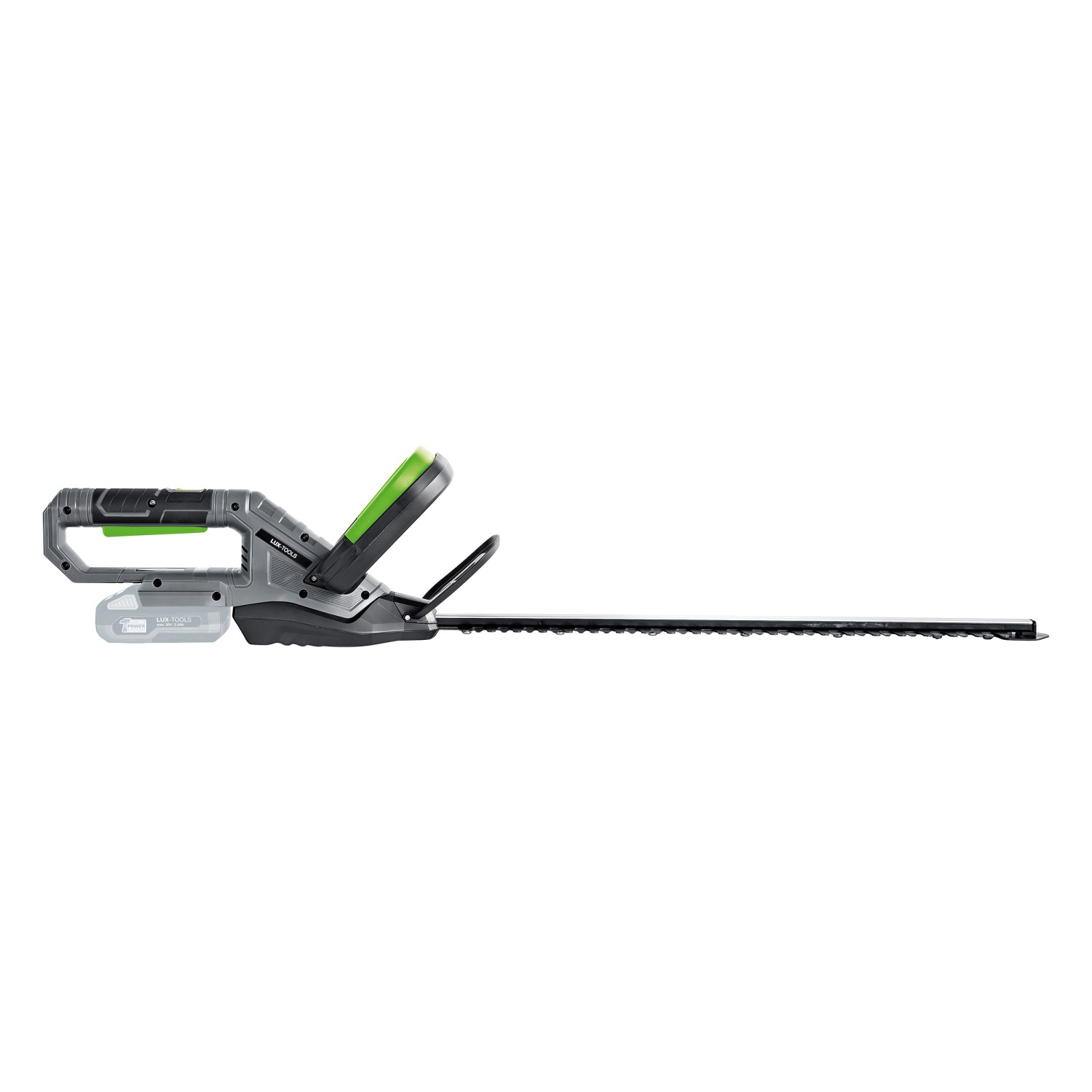 Tagliasiepi a batteria LUX 1 PowerSystem A-HS-20/52, lunghezza di taglio 52 cm per una cura precisa della siepe.