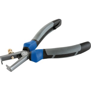 LUX Pinza spelafili Professional 160 mm con impugnatura a 3 componenti per lavorare comodamente.