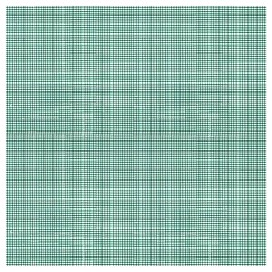 Zanzariera verde a maglia fine per finestre e porte.