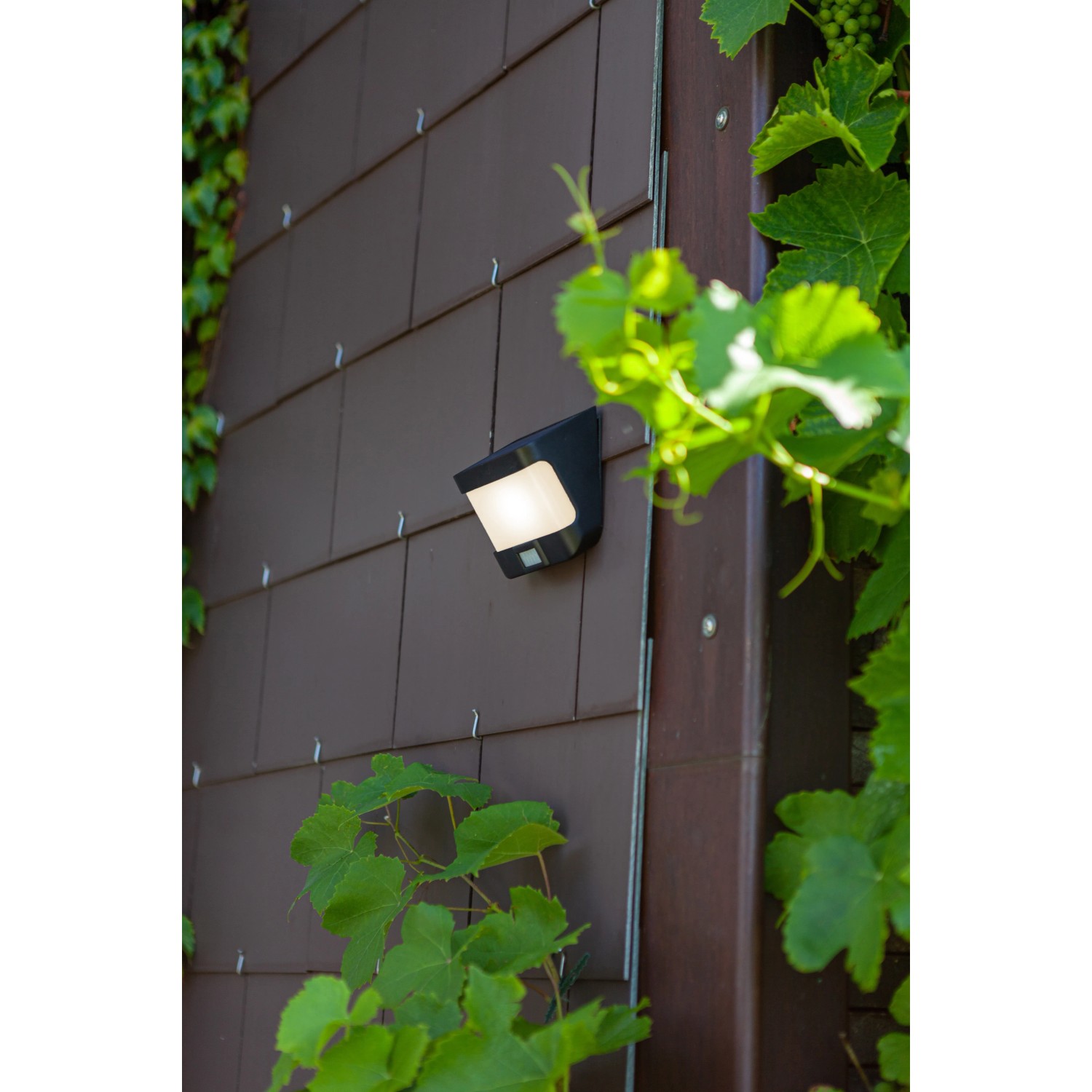 YiLaie Applique Solare Da Esterno Con 3 Temperature Colore - 3000K/4500K/6500K - Impermeabile IP67 - Per Giardino, Terrazza, Recinzione - Confezione Da 2