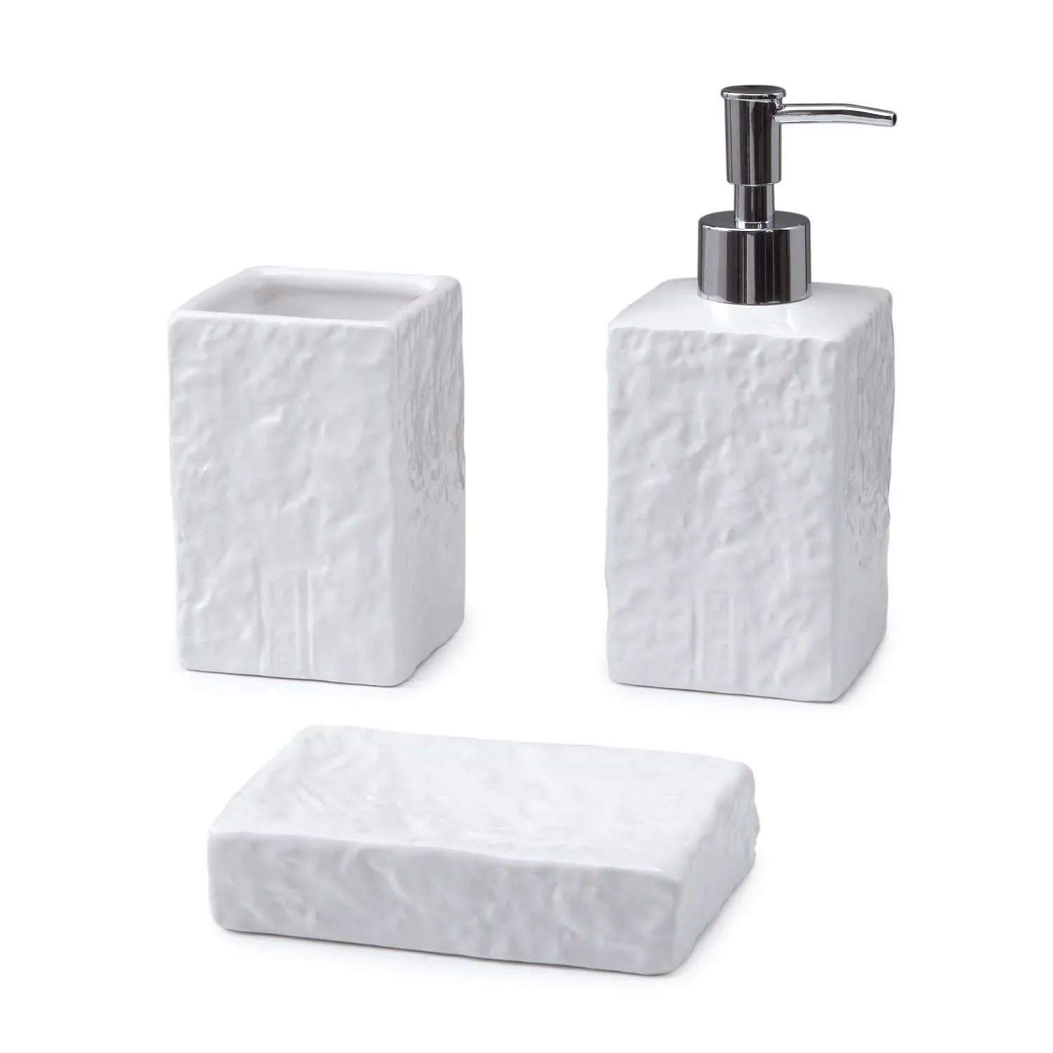 Unica 50, set sanitari sospesi rimless in ceramica bianca opaca con coprivaso soft-close di