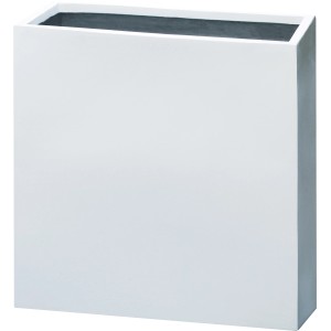 Vaso per piante t.b.t. rettangolare bianco per interni ed esterni.