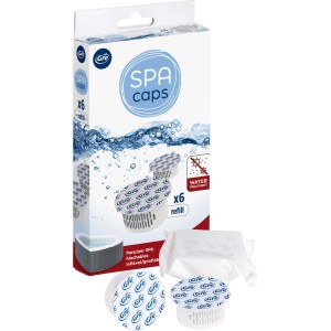 t.b.t. Spa Caps ricarica per disinfezione piscina, 6 pezzi.