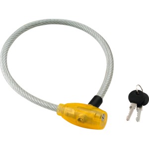 Lucchetto per bici Burg Wächter 330 Fun, cavo 65cm, con 2 chiavi.