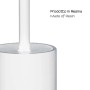 Scopino bagno Brenda in resina bianco matt_3