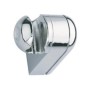 Supporto doccia cromato per accessori doccia.