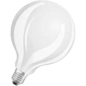 Lampadina LED Osram E27 a globo, 13,8W, bianco caldo, 14x9,5cm.