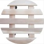 Rotelle per piante in legno di faggio rotondo, superficie liscia, Ø 30 cm.