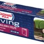 Domo Pak Living Organizer armadio per vestiti, confezione da 5, trasparente.