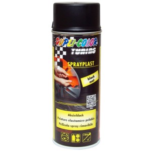 Dupli-Color Spray vernice removibile, Nero opaco, per protezione temporanea e design del colore.
