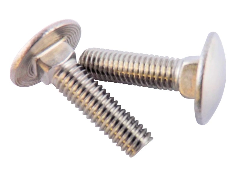 Bulloni A Testa Tonda M8 X 50 Mm In Acciaio Inox A2 - 20 Pezzi, DIN 603/ISO 8677 - Foto 4