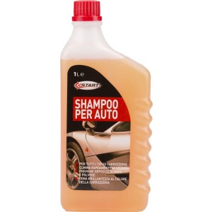 Flacone di shampoo per auto per la cura dell'auto.