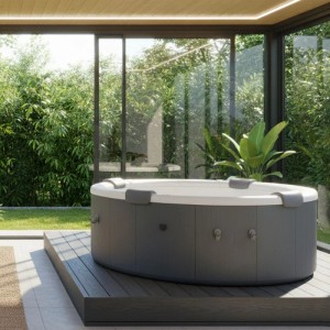Idromassaggio da esterno Spa rigida Denver Ø 182x70 cm 6 persone